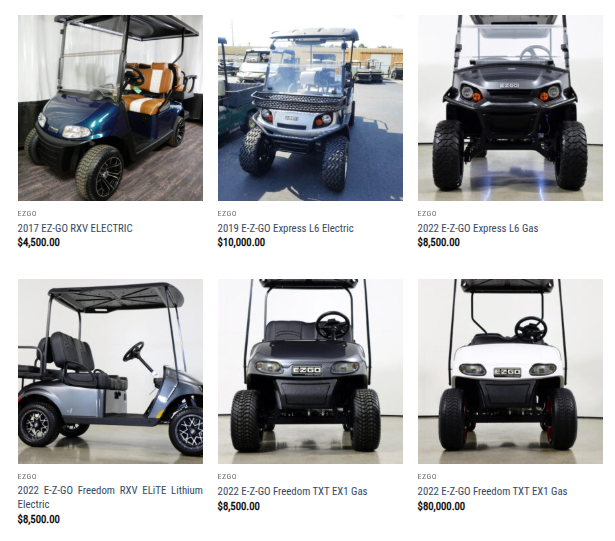 buy EZGO Golf Cart Models and Prices for 2026 Best Buy Guide online
